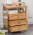 Import Bedside Table Bamboo Drawer Cabinet.Stylish Elegant Storage Cabinet For Bedroom or Livingroom. from China
