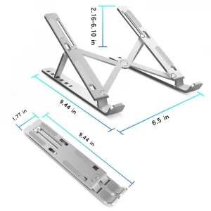 Best Popular Portable Foldable Adjustable Fold Notebook Laptop Stand With Cushion