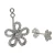 Import Best Price Sterling Silver Cubic Zirconia Flower Ear Jacket Earrings from China
