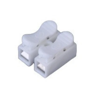 Best Quality Two Three-Position Pressing Terminal Block For LED Lighting White 2 Pin 3 Pin Quick Cable Wire Connector
