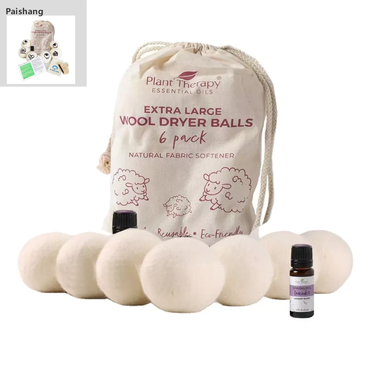 Best Selling Products 2021 New Trending Amazon in USA Amazon private label Organic Wool Felt Balls for Laundry Washing Machine