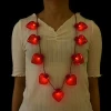 Big light bulb necklace neon valentines toy party accessories popular wholesale festival items