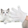 Biodegradable pet disposable gloves clean and soothe pet hair without washing