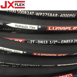 black high pressure washing machine parts rubber hose/hydraulic hose flexible pipe