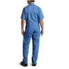 Blue Short-Sleeve Coverall Work Wear Uniforms