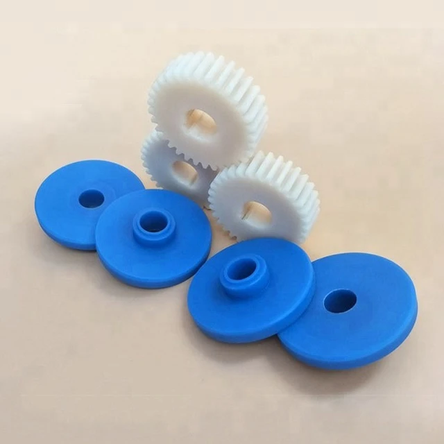 Blue White color nylon plastic gear wheel