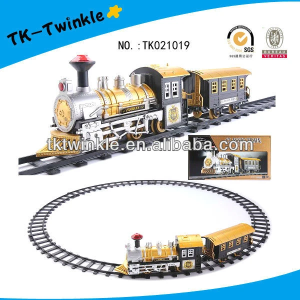 B/O classic toy train with music light electric toy train sets