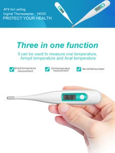 Body Temperature Measuring Tool Infant Adult Replaceable LCD Display Digital Thermometers