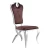Import Bonded Leather Stainless Steel Restaurant Chair from China