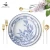 Import British Rural Style Ceramic Kitchen Dishes Plate Wedding Blue Dinnerware Sets Fine Bone China Porcelain Dinner Set from Pakistan