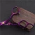 Import C-275 different types of scissors,purple hair salon scissor from China