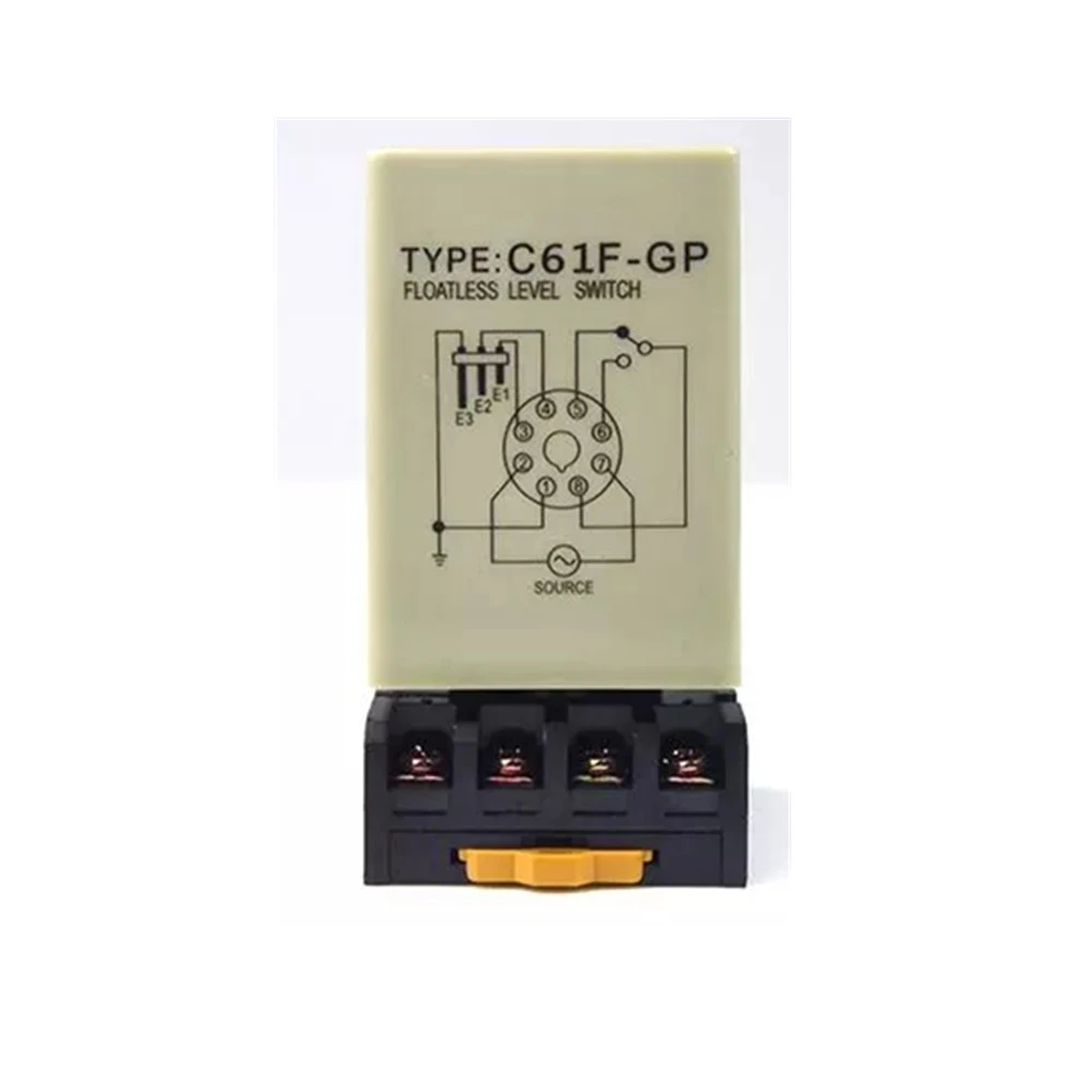 C61F-GP Floating Level Switch Relay With Socket  220VAC Water Level Controller / Pump Automatic Switch