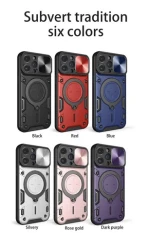 Camera Slide Shockproof Hybrid Phone Case For TCL 50 40 SE TCL 30Z 30 XE Metal Ring Protection Hard Cover