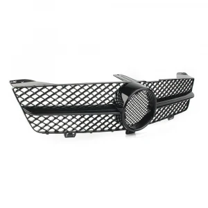 Car Glossy Black Front Grille Grill 2008-2010 For Mercedes-Benz W219 CLS CLASS