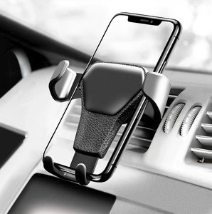 Car Mobile Phone Holder For Phone In Car Air Vent Mount Stand No Magnetic Cell Phone Holder Universal Gravity Smartphone Support