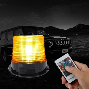 Car mobile safety LED traffic light 7-color flashing and bright road emergency warning light