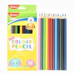 Cartoon color pencil childrens long rod color suit for primary school students