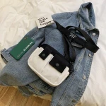 Casual purse canvas breast sling bag crossbody shoulder chest messenger bag