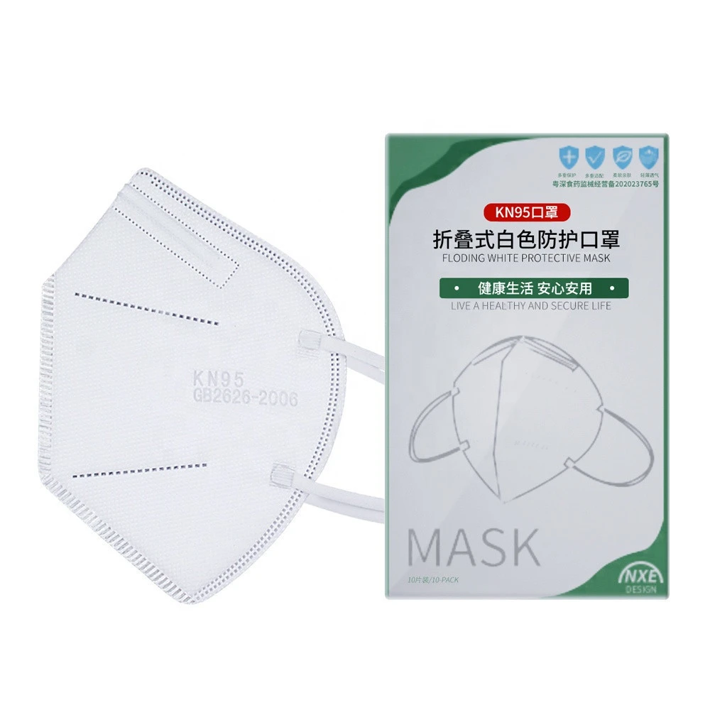 CE FDA KN95 anti virus earloop Disposable 3ply non woven dust protective face mask respirator