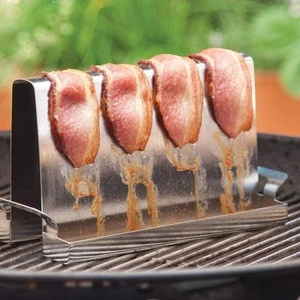 Charcoal Companion Stainless Meat Rack, Bacon Grilling Rack