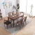Import Cheap Factory Price dining room brown square european style solid wood dinning table from China