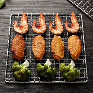 Cheap Hot Sale High Quality Silver Bbq Grill Grates Grid Wire Accesories Mesh