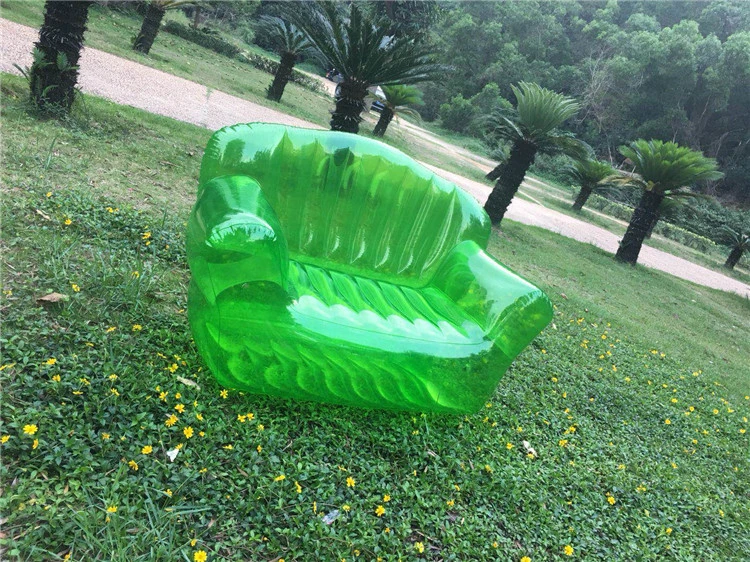 Cheap inflatable living room sofas PVC outdoor inflatable sofa