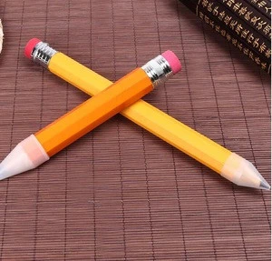 cheap jumbo wooden pencils for promotion hot sale jumbo giant pencil eraser