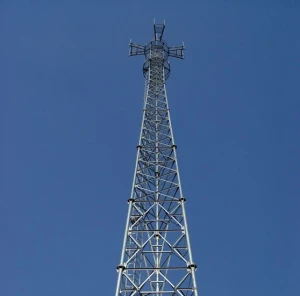 Cheap price 15M Wifi antenna galvanized 3 legged gsm monopole steel tower