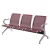 Import Cheap Price Airport Public Chair Stainless Steel 3-seater Waiting Chair Row Chair from China