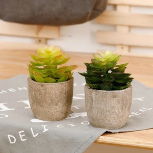 Cheap wholesale Mini tabletop ornament 2020  artificial succulent plant