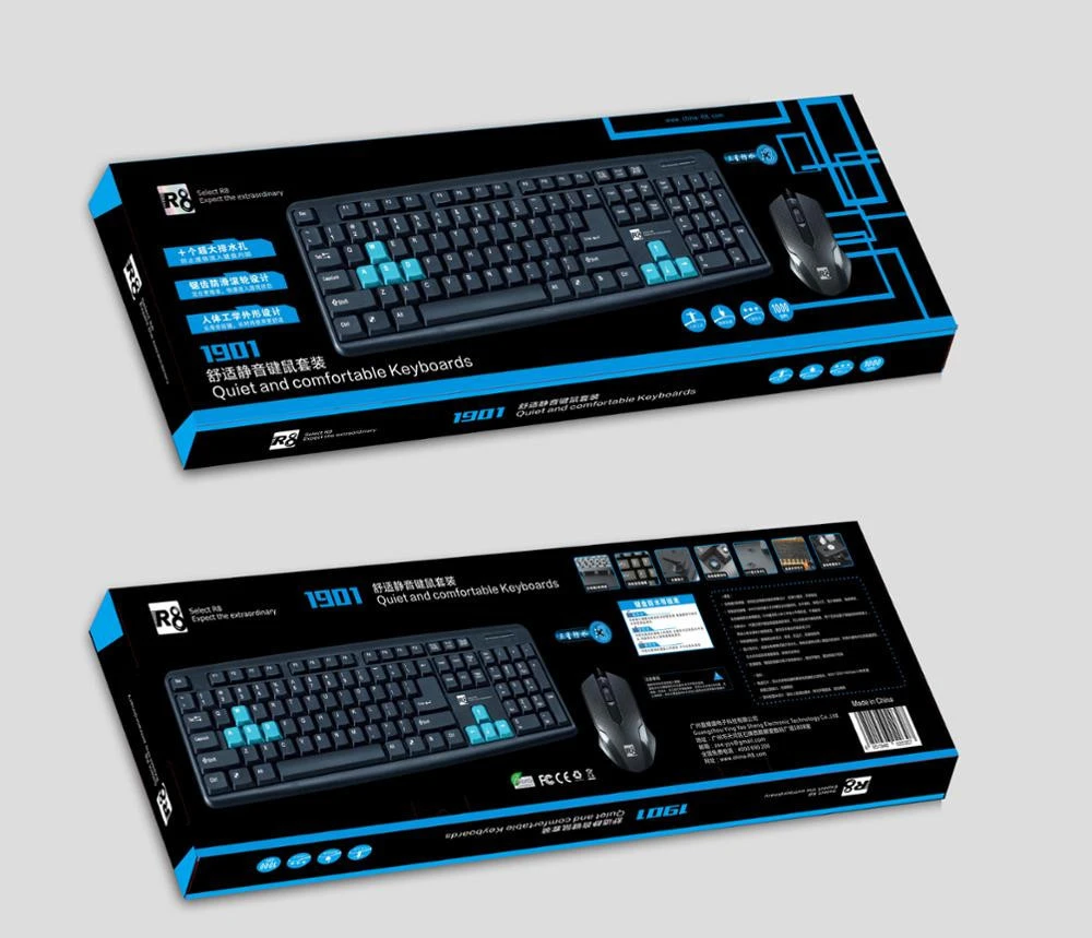 Cheapest Keyboard And Mouse Combo,Computer Wired Mouse and Keyboard Set For Computer Accessory