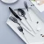 Import Children cute cutlery Christmas Gift dinnerware set forks and knives stainless steel cutlery  Christmas flatware from China