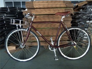 China factory 700C adult mens high quality vintage retro old style internal 3 speed city urban commuter bikes bicycles
