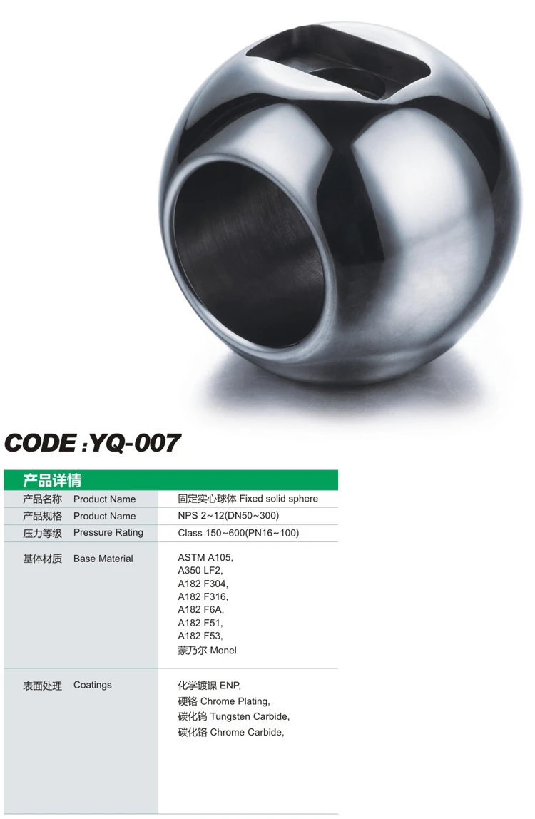 Chrome Plating Fixede Solid Stainless Steel Sphere Ball
