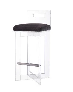 China Furniture hotel hot sale acrylic bar stool chair modern
