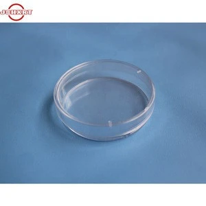 China manufacturers disposable polystyrene plastic sterile petri dish container