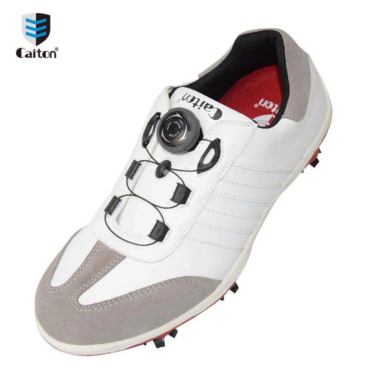 China new design manufacturer lining breathable anti-slippery rubber men golf shoes