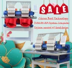 CHINA Newest technology HOLIAUMA embroidery machine 2 head industrial computerized sewing machine