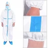 china oem personal pvc disposable chemical virus protective clothing suit