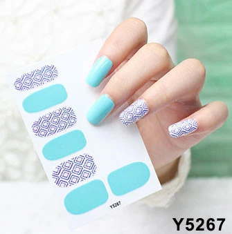 China supplies wholesale metal nail accessories 2D nail art stickers