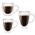 Import China Supply Promotional Glass Water Cup High Borosilicate Transparent Double Wall Mugs Coffee Cup for Office with Handle 450 ml from China