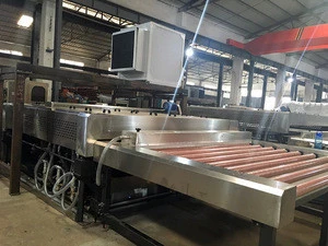 China Techwin Automatic Washing and drying Machine stainless steel parts for flat glass