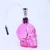 Import Chinese  Crystal  Craft   fancy Pink  Water Glass Hookah  Head Shape Bubbler Pipe Decorative Smoking  pipes from China