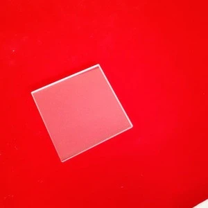 clear thin wall square quartz glass plates for lab test