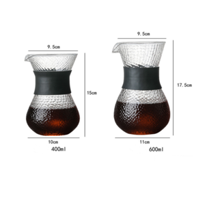 coffee China Supplier Heat Resistant High Glass Coffee Pot