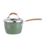 Color Printed 16cm Stainless Steel Sauce Pan With Lid