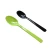 Import Colorful Plastic Wedding Cake Knife Bulk Cutlery Set Long Handle Dinner Fork Disposable PS Spoon from China