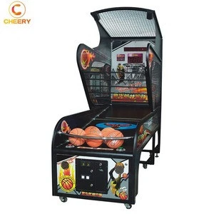 Commercial coin operated arcade games deluxe street basketball game machine for mall