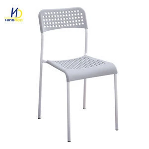 Commercial Furniture Stackable Metal Frame Plastic School Chair